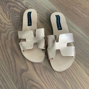 Rose Gold Sandals - Steven by Steve Madden